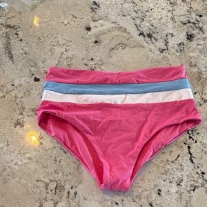 L*SPACE Portia Stripe Bikini Bottom